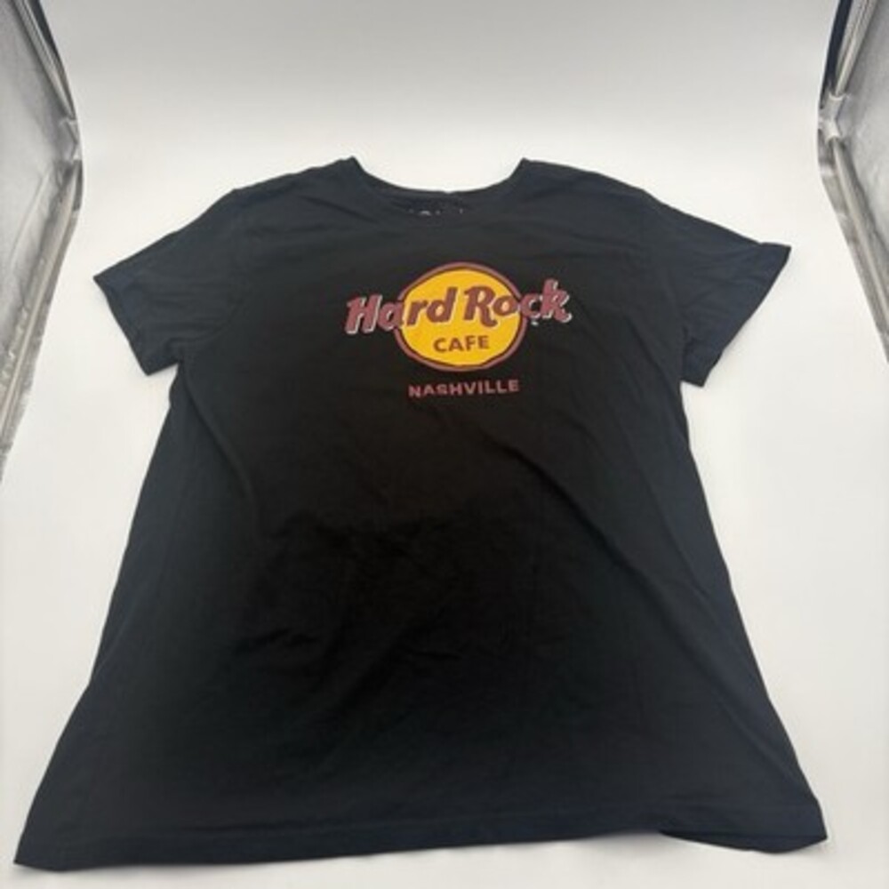 Hard Rock Cafe Nashville Black T-Shirt Mens X-Large HRC Souvenir Classic 71